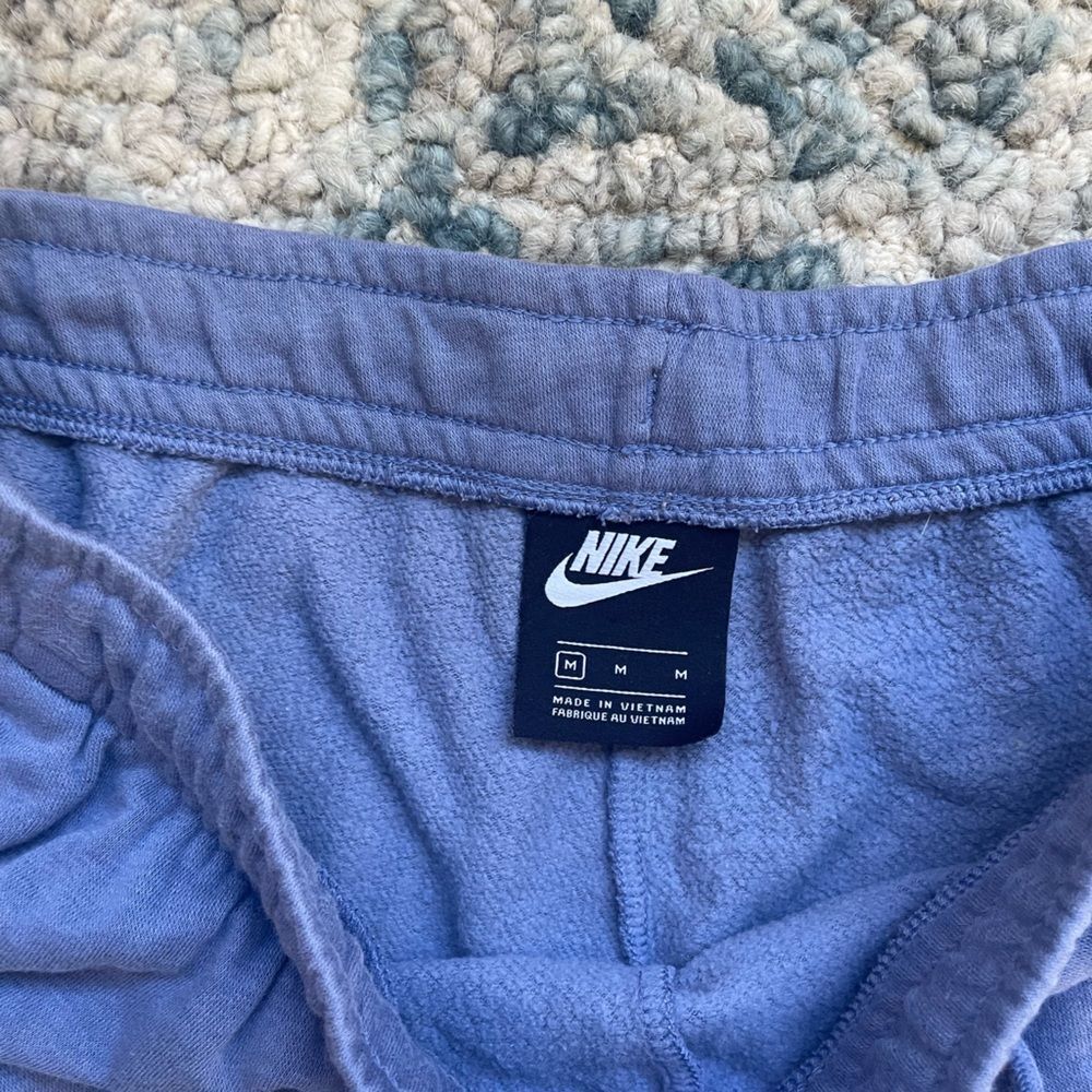 Nike Women’s Blue Purple Icon Clash Sweatpants Joggers Size Medium Gold Print - Picture 5 of 6